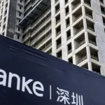 A modern residential complex under construction in China, representing the state of China Vanke's real estate projects during the property crisis